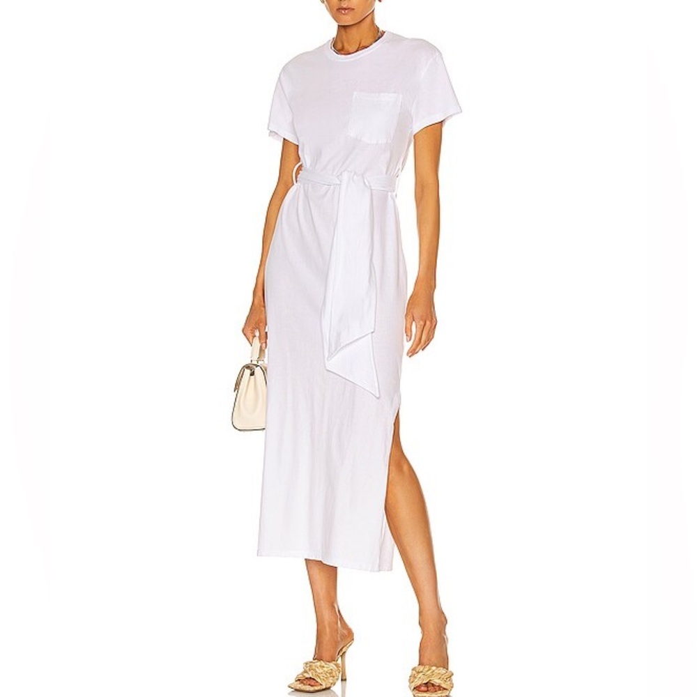Jonathan Simkhai White Sara T-Shirt Dress